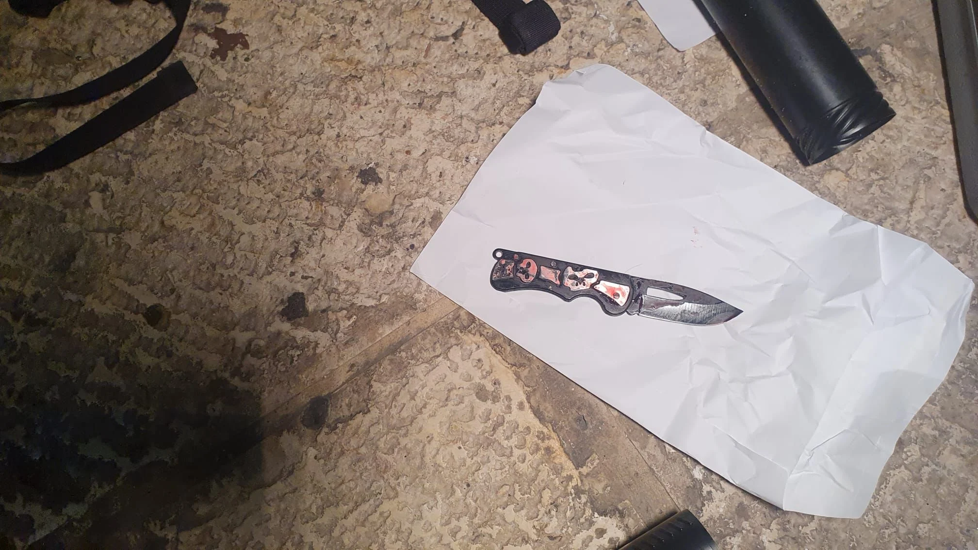 זירת הפיגוע בעיר העתיקה בירושלים