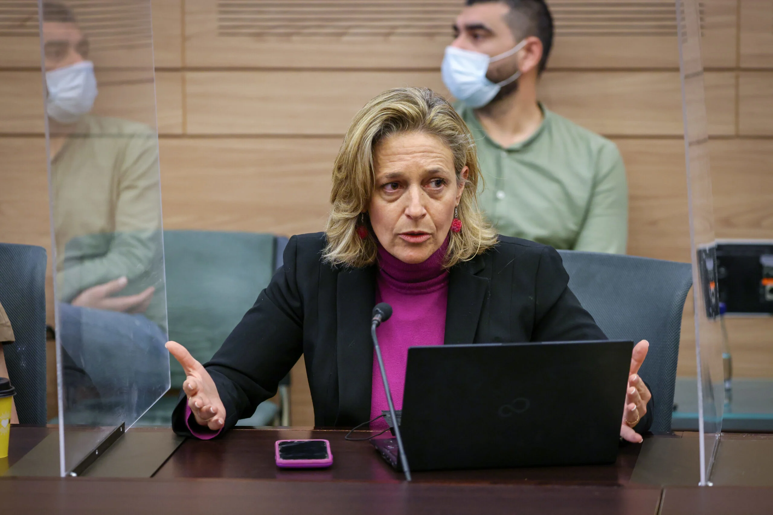 שרון אלרעי פרייס ועדת החוקה חוקה זן קורונה כנסת הכנסת