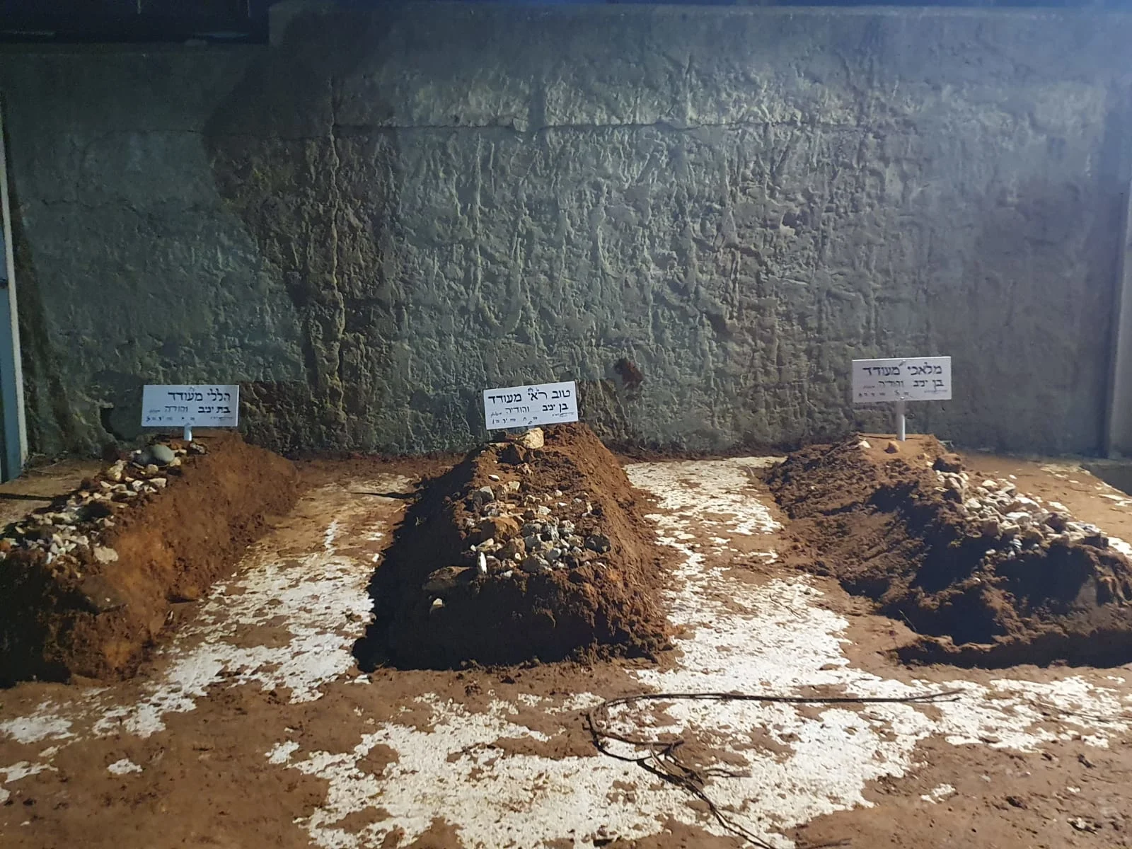 קבריהם של האחים שנהרגו בתאונה בשומרון