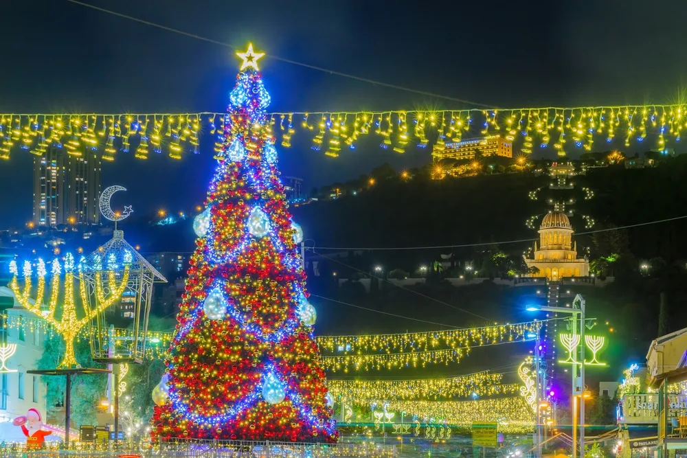Haifa,,israel, ,december,01,,2021:,the,holiday,of,holidays