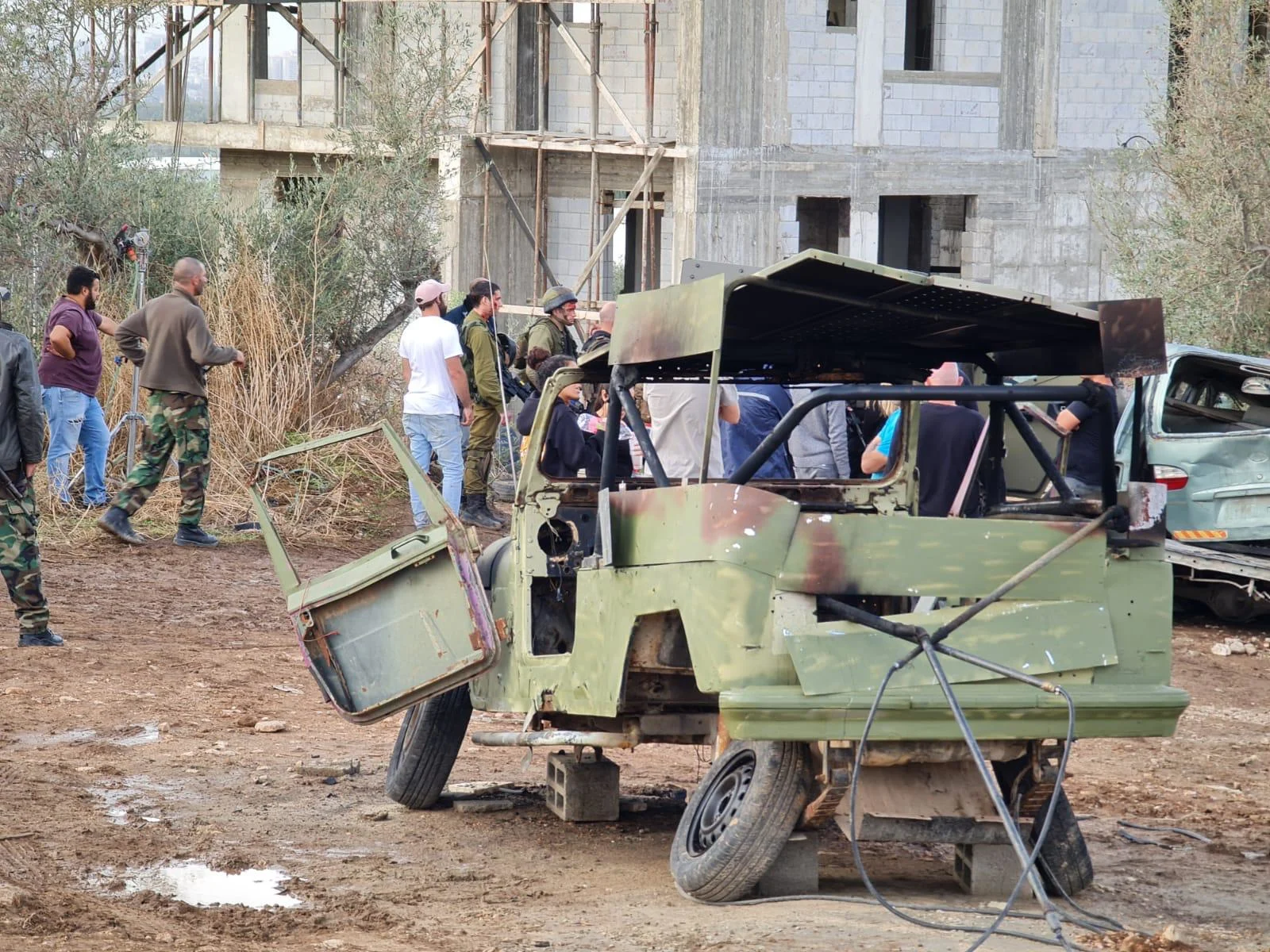 צילומי ''פאודה'' בכפר קאסם