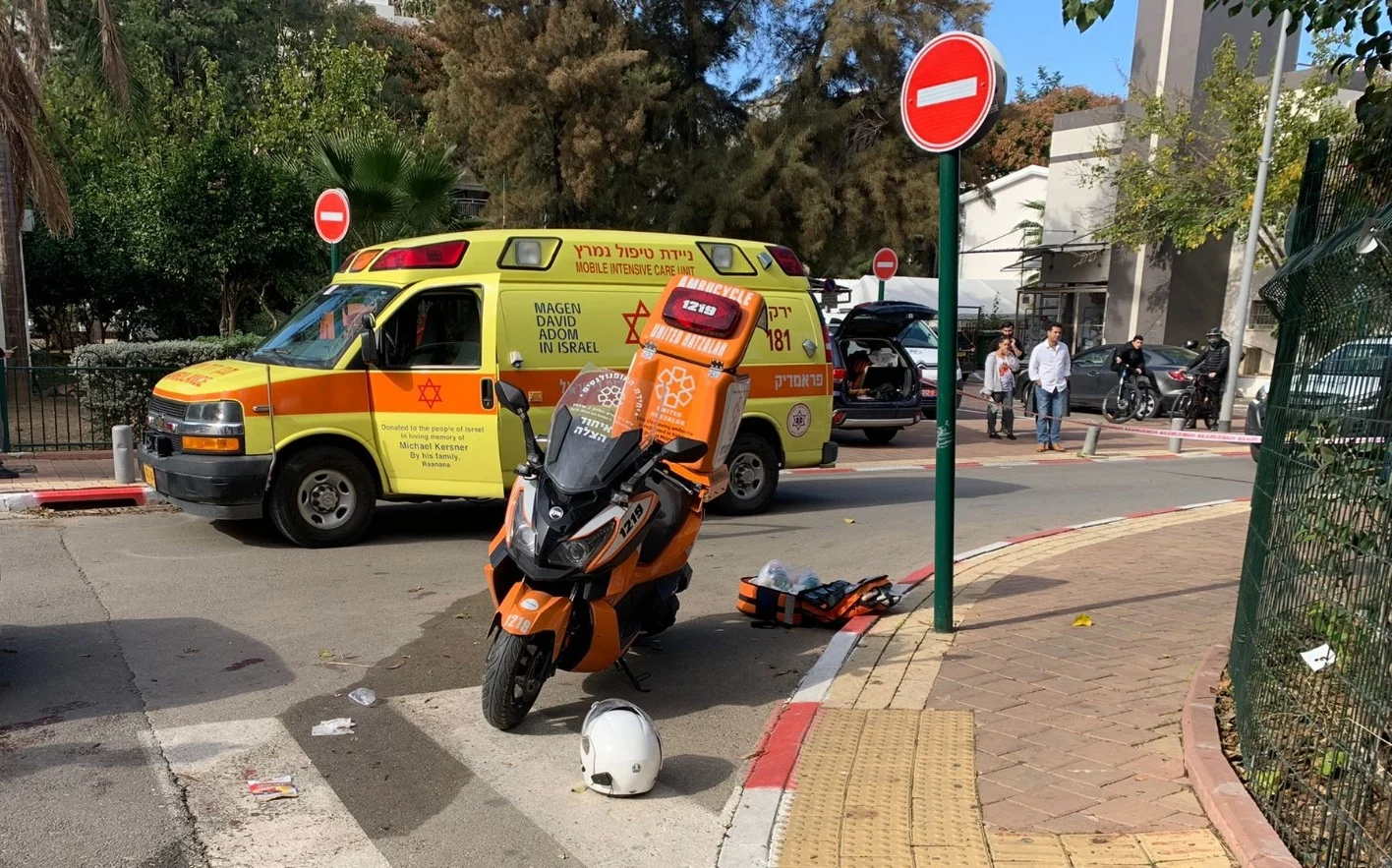 הולכת רגל בת כ-70 נהרגה מפגיעת רכב ברעננה