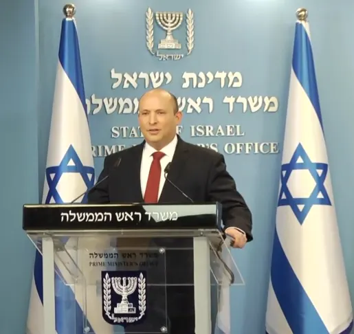 רה''מ נפתלי בנט במסיבת העיתונאים