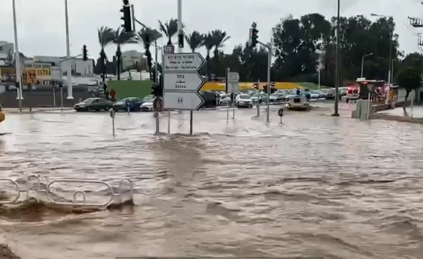 נחל הגעתון בנהריה בחורף