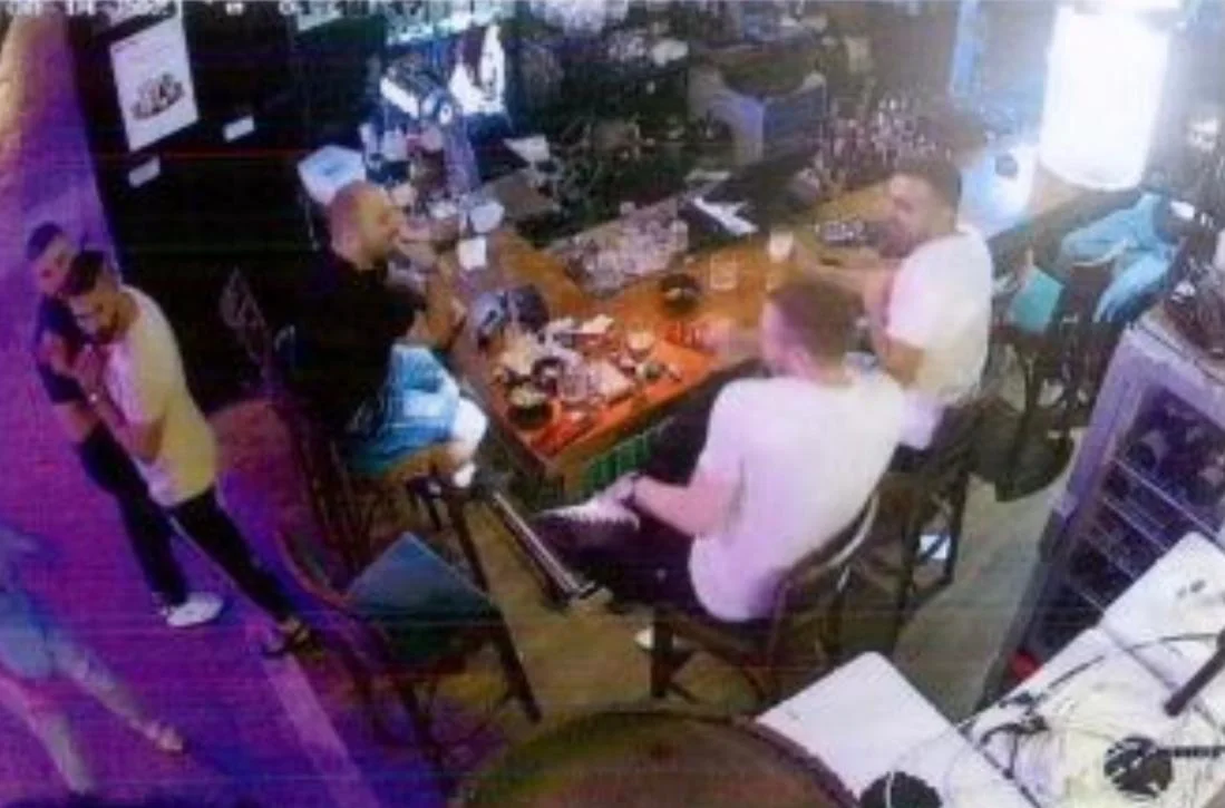 תיעוד מניסיון הרצח בפאב ברמת גן