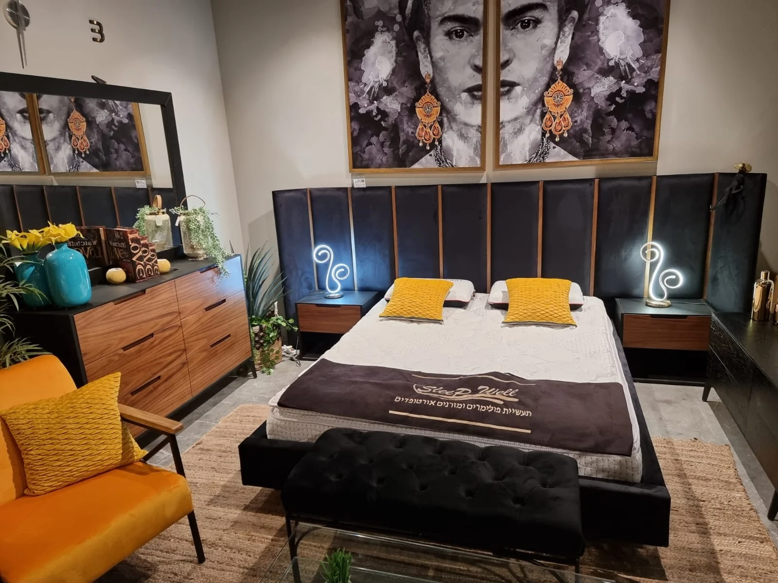 חדר שינה קומפלט בהאנגר הרהיטים