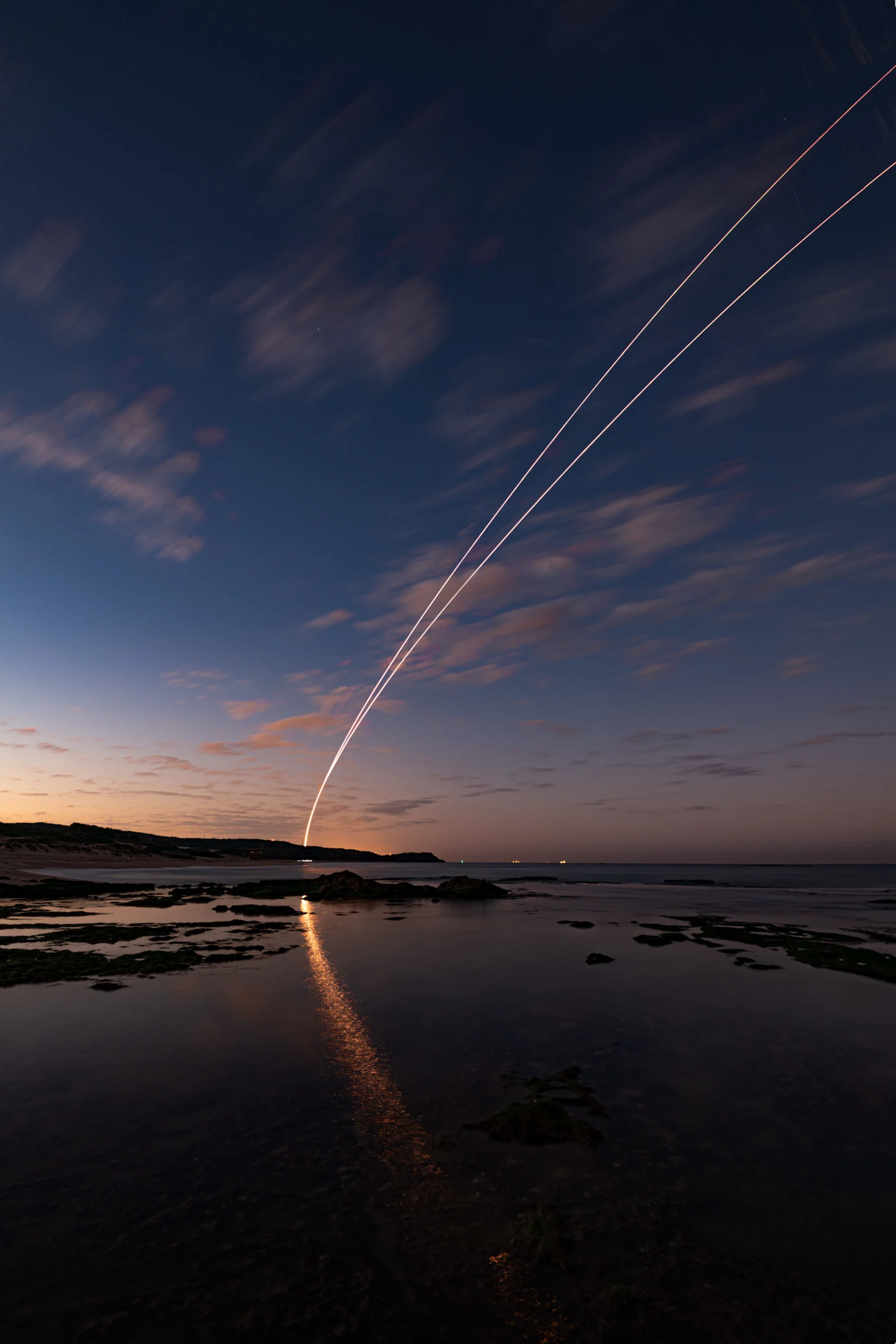 שני המיירטים בניסוי ''חץ 3''