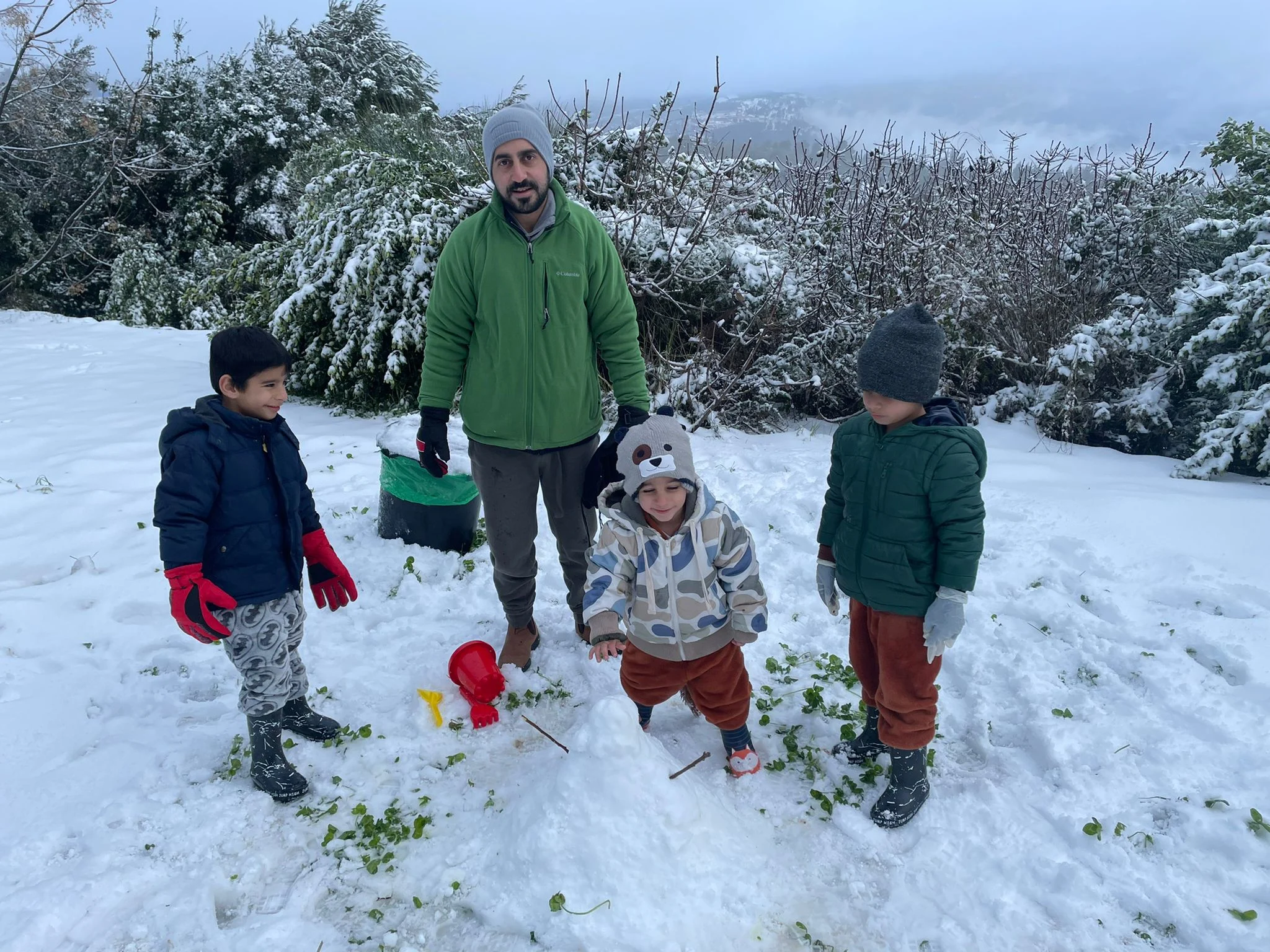 שלג מנרה גליל גולן מזג אוויר