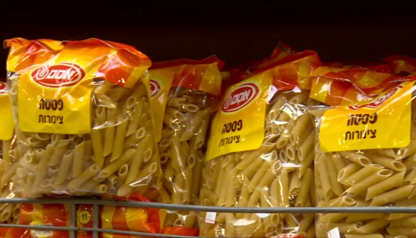 פסטה אסם על המדפים בסופרמרקט