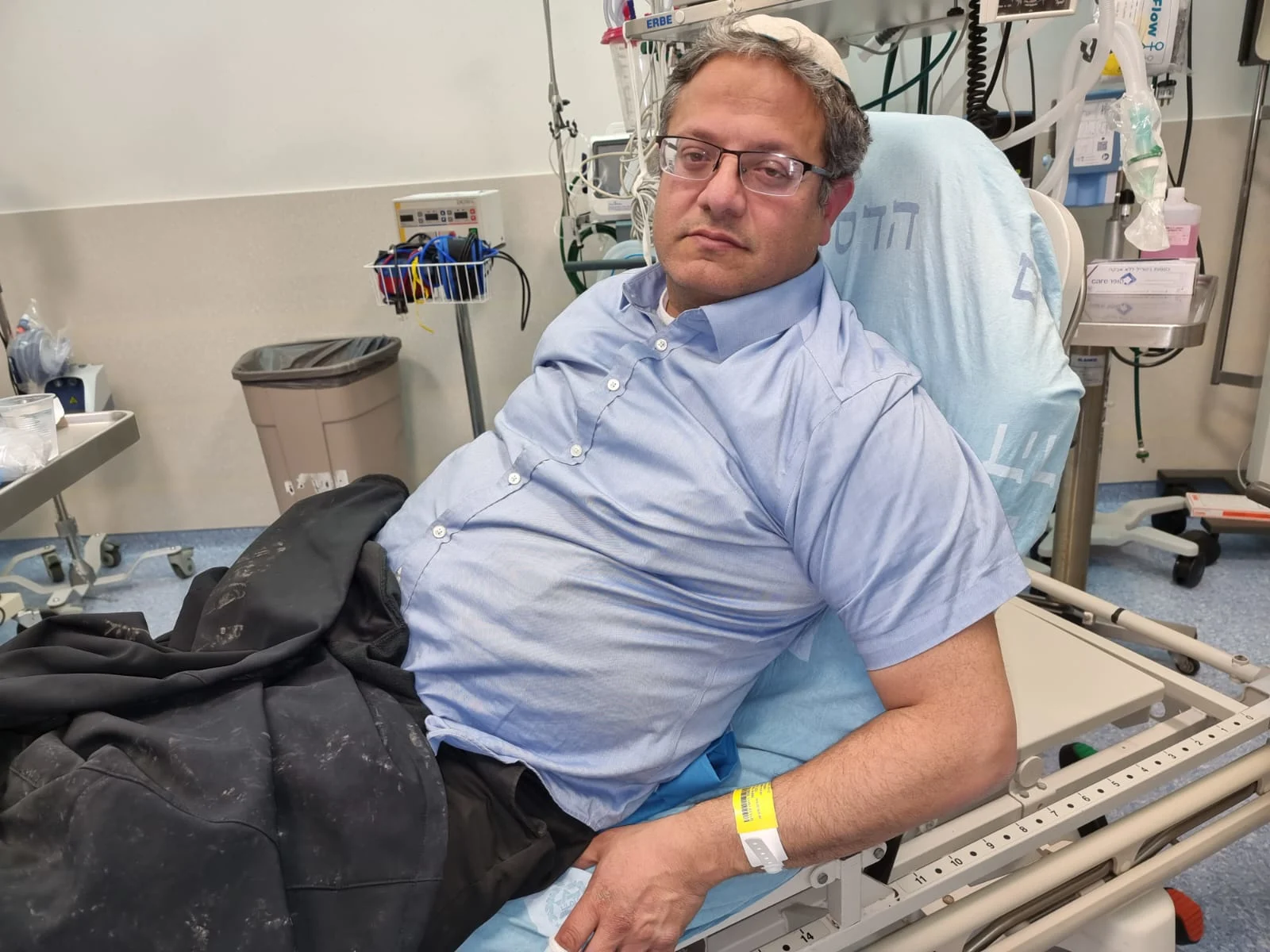 איתמר בן גביר בבית החולים