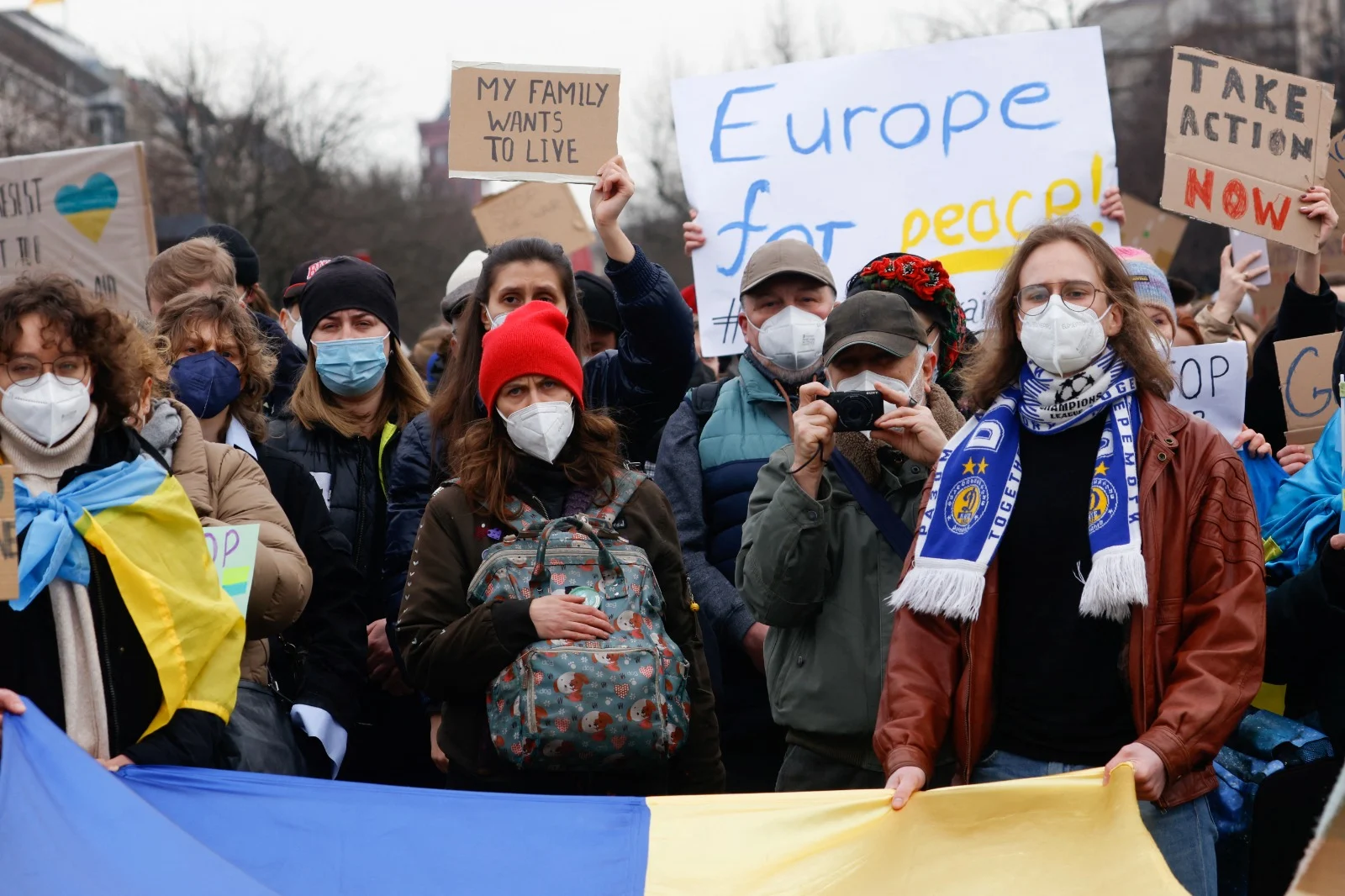 הפגנת תמיכה באוקראינה בברלין, גרמניה