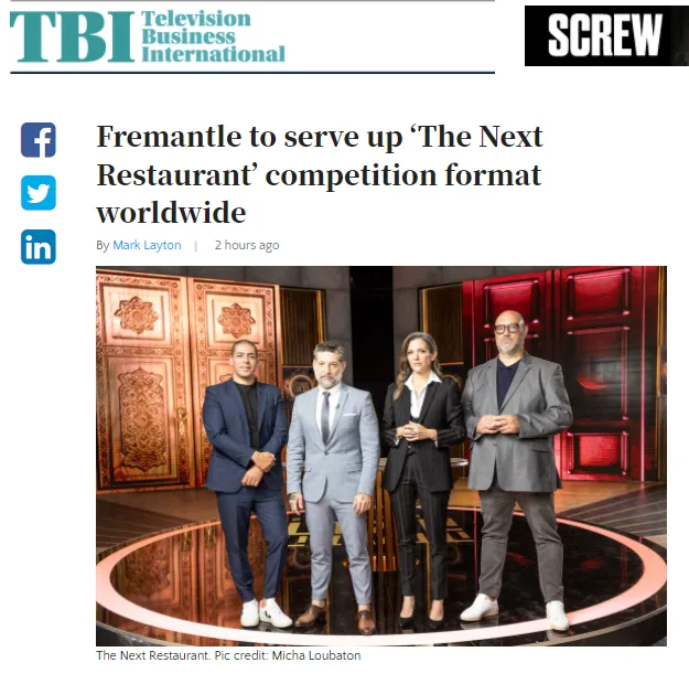 ההודעה על הרכישה באתר TBI