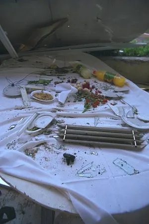 ההרס במלון ''פארק'' בנתניה לאחר הפיגוע