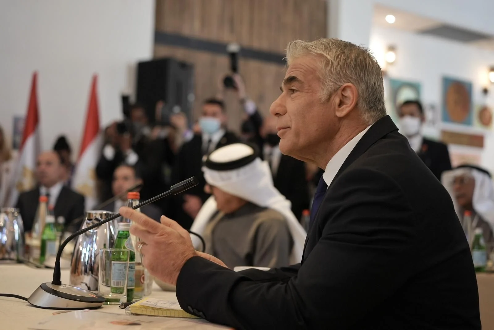 יאיר לפיד ב''פסגת הנגב''