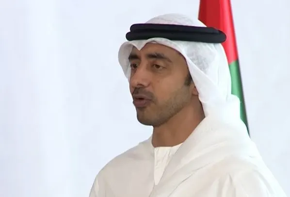 שר החוץ של איחוד האמירויות, עבדאללה בן זאיד אאל נהיאן, בפסגת הנגב