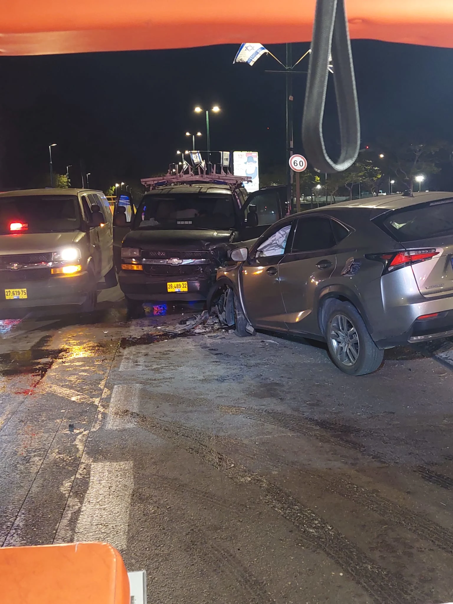 תאונה התנגשות נהג שיכור ימ''מ