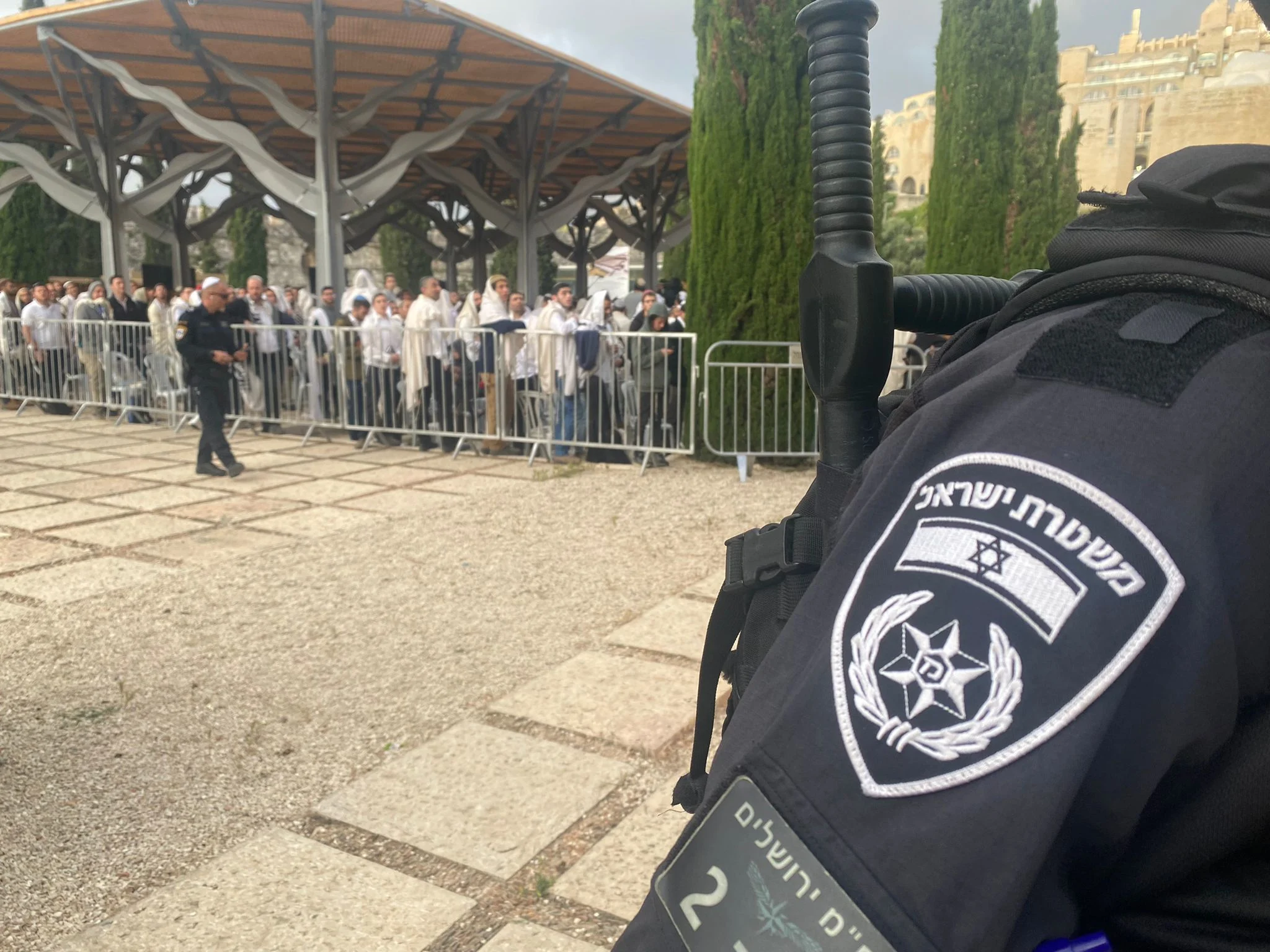 פעילות המשטרה באזור הכותל המערבי