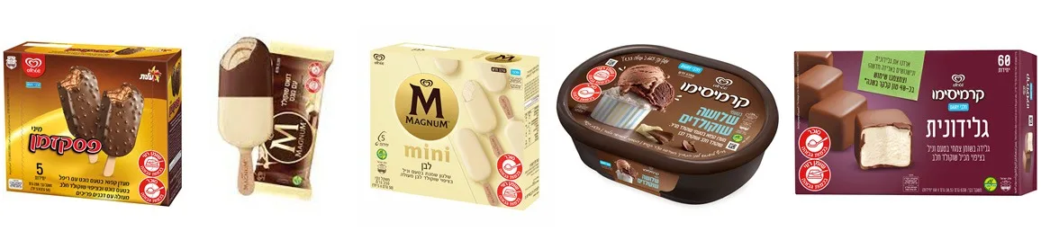 מוצרי יוניליוור שיוסרו מהמדפים