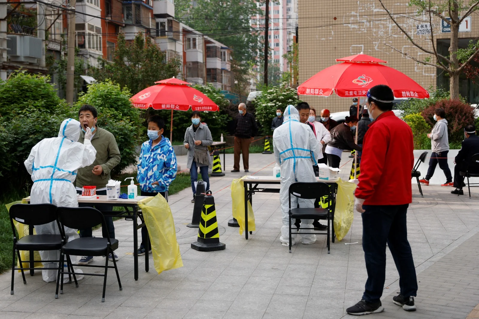בדיקות קורונה בבייג'ינג