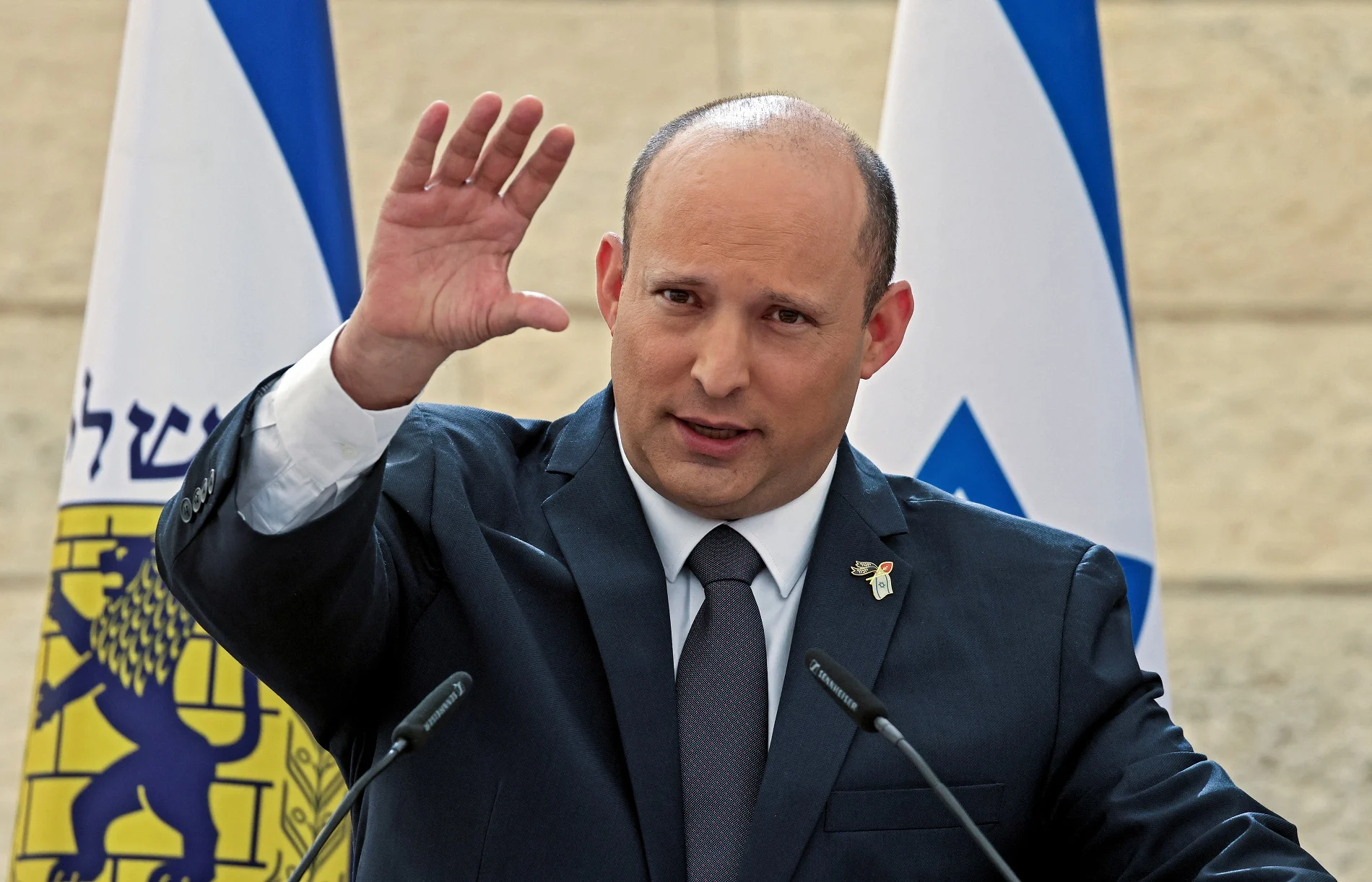 ראש הממשלה נפתלי בנט ביום הזיכרון לחללי מערכות ישראל בירושלים