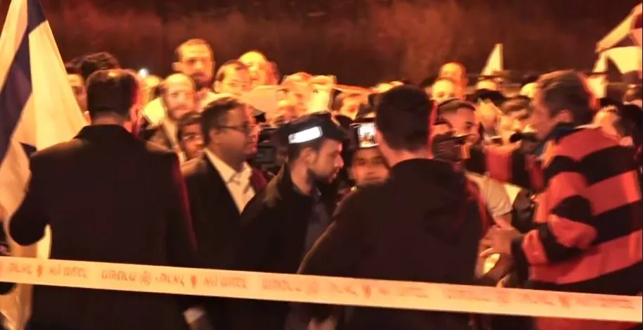 זירת הפיגוע באלעד