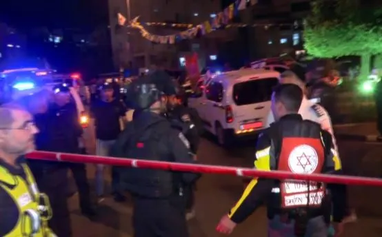 זירת הפיגוע באלעד