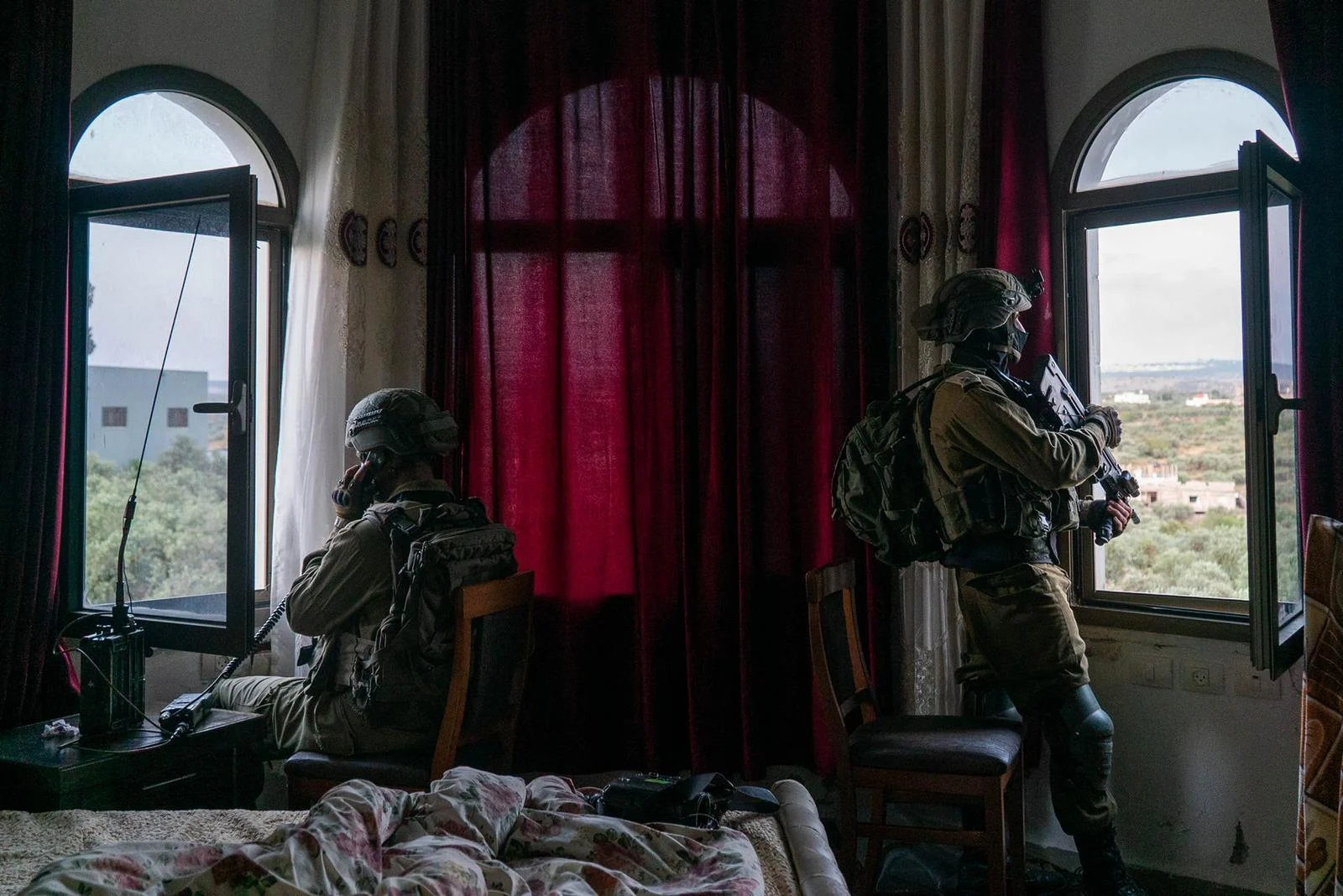 הריסת ביתו של אחד המחבלים המעורב בפיגוע סמוך לחומש