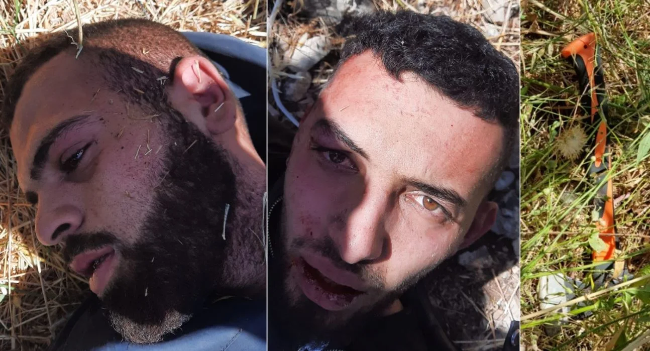 המחבלים שביצעו את הפיגוע באלעד והגרזן שנמצא