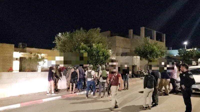 זירת ניסיון הפיגוע בתקוע