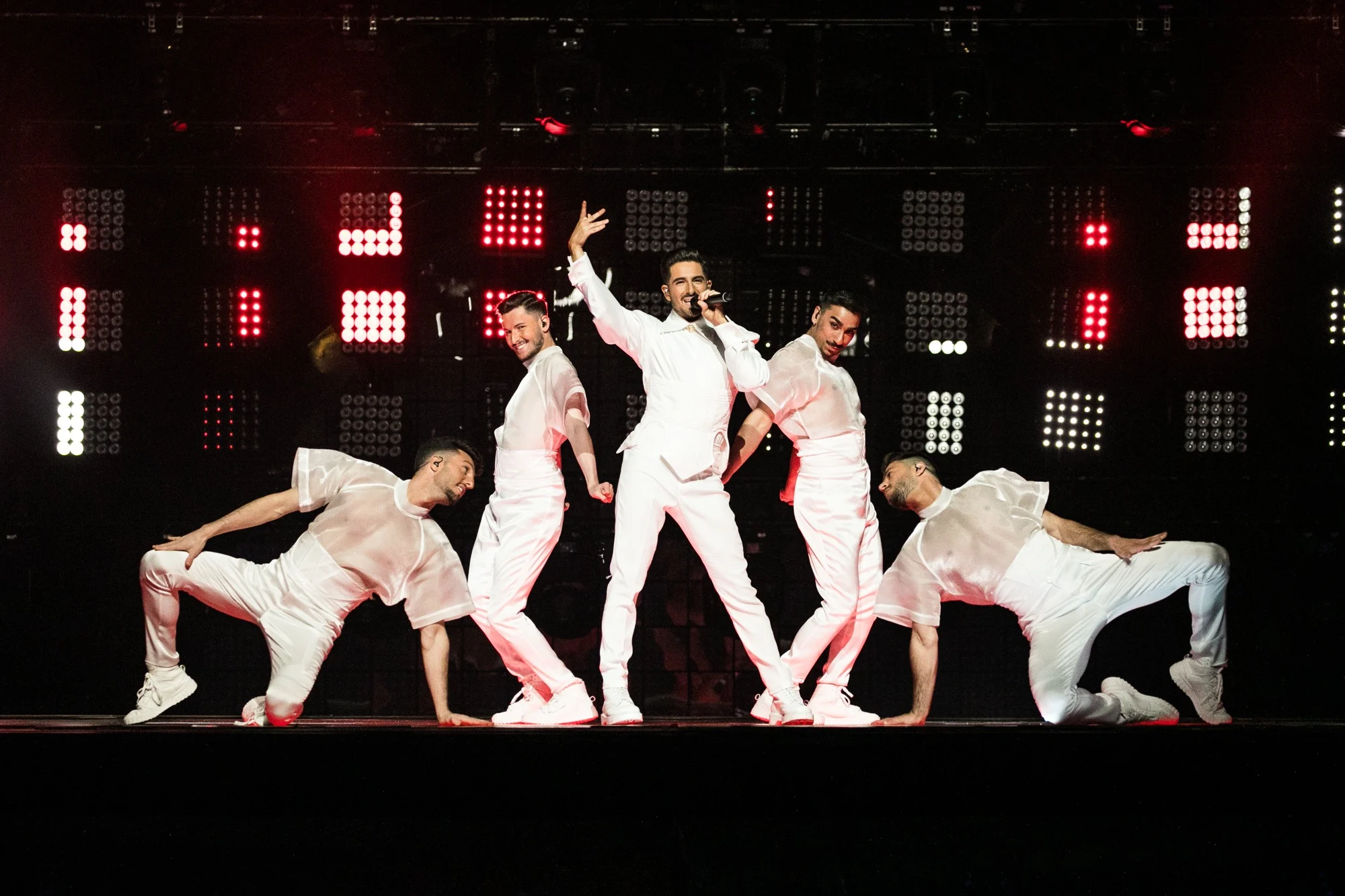 מיכאל בן דוד בחזרות לאירוויזיון