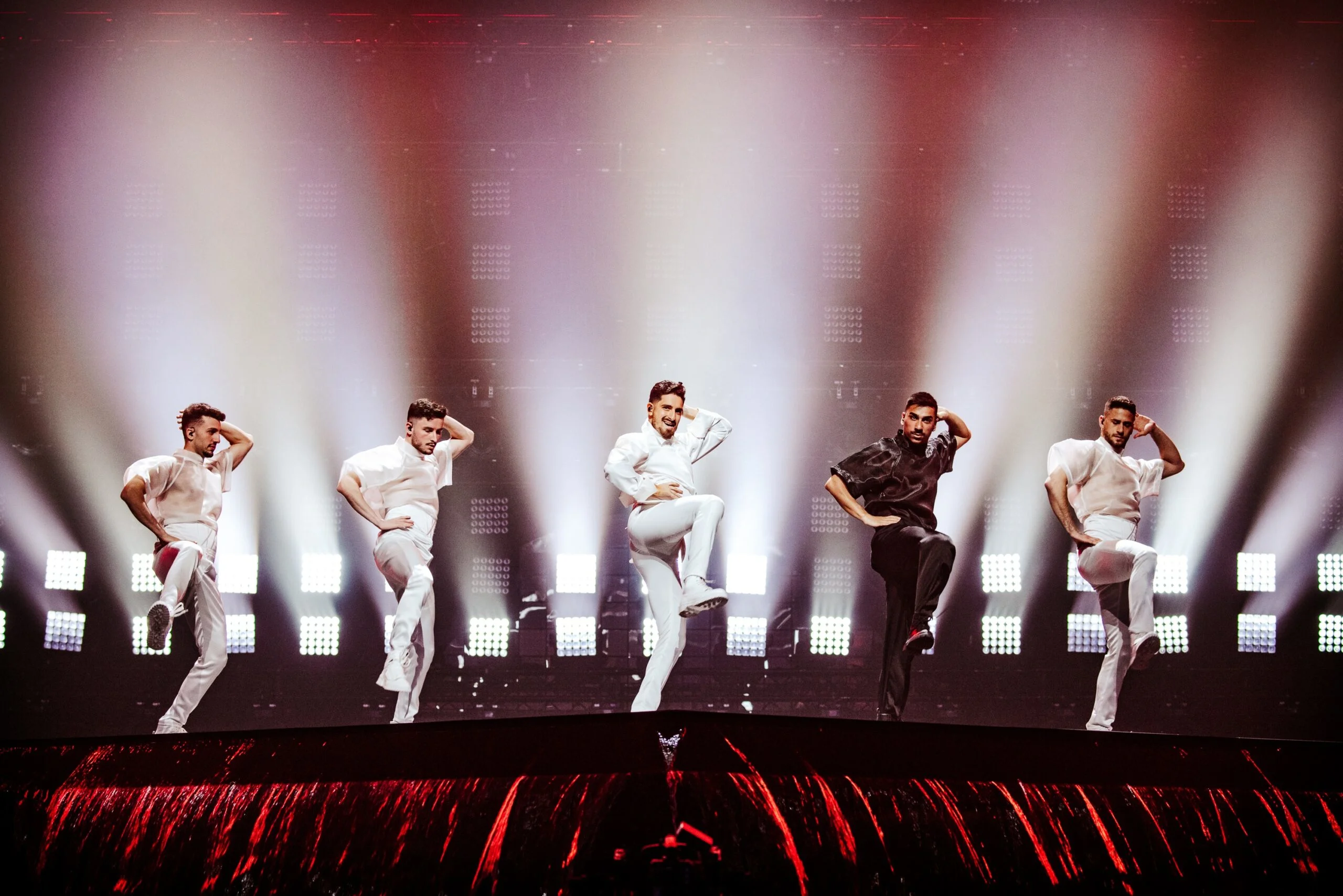 מיכאל בן דוד בחזרות לאירוויזיון