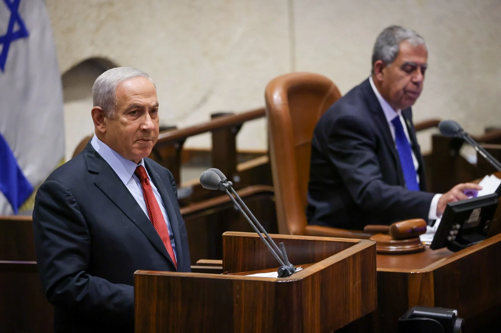 בנימין נתניהו במליאת הכנסת