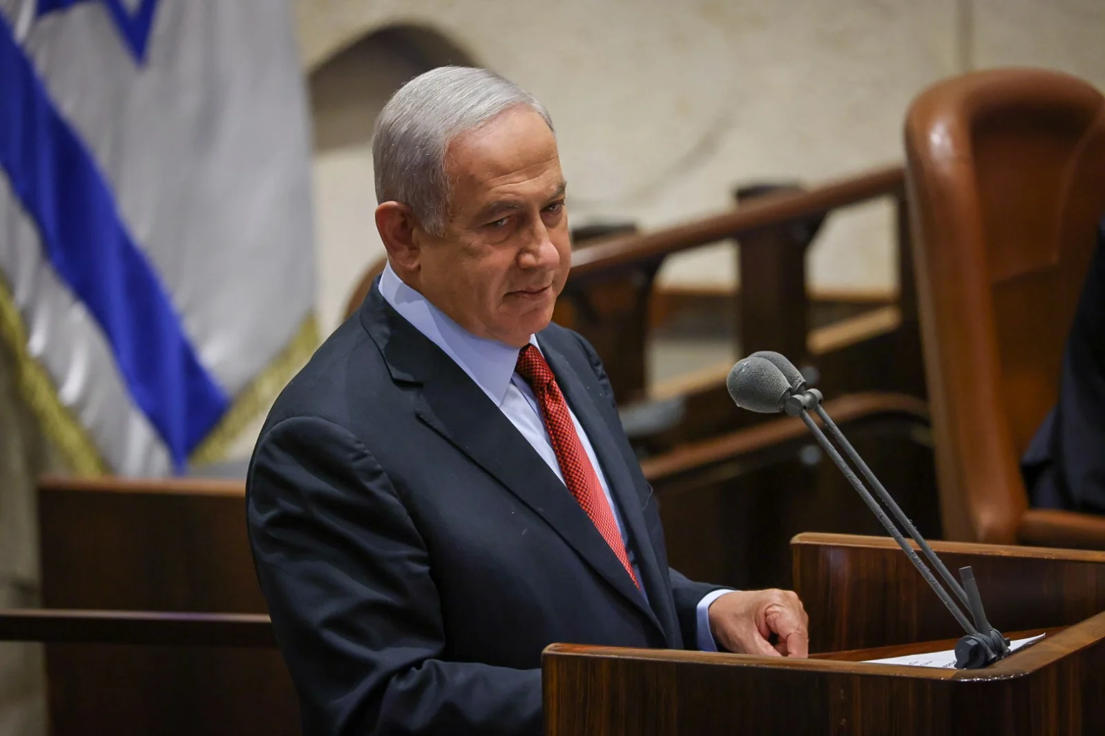 בנימין נתניהו במליאת הכנסת