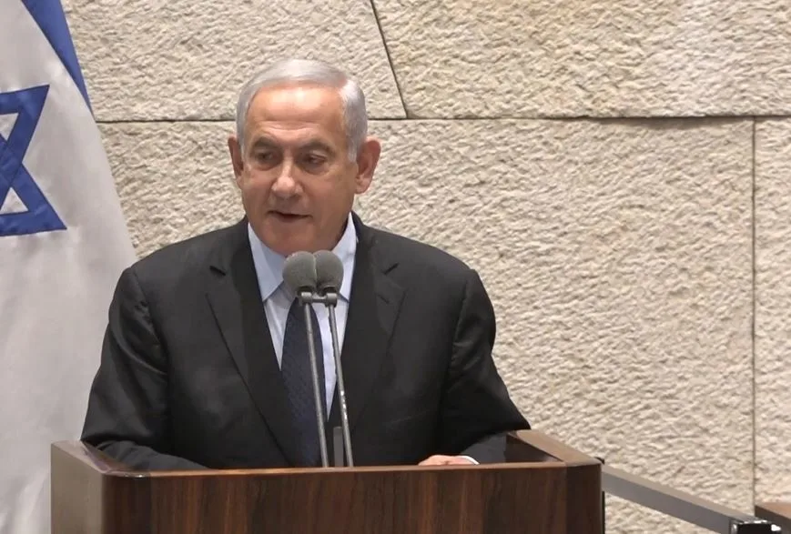 ראש האופוזיציה בנימין נתניהו במליאת הכנסת