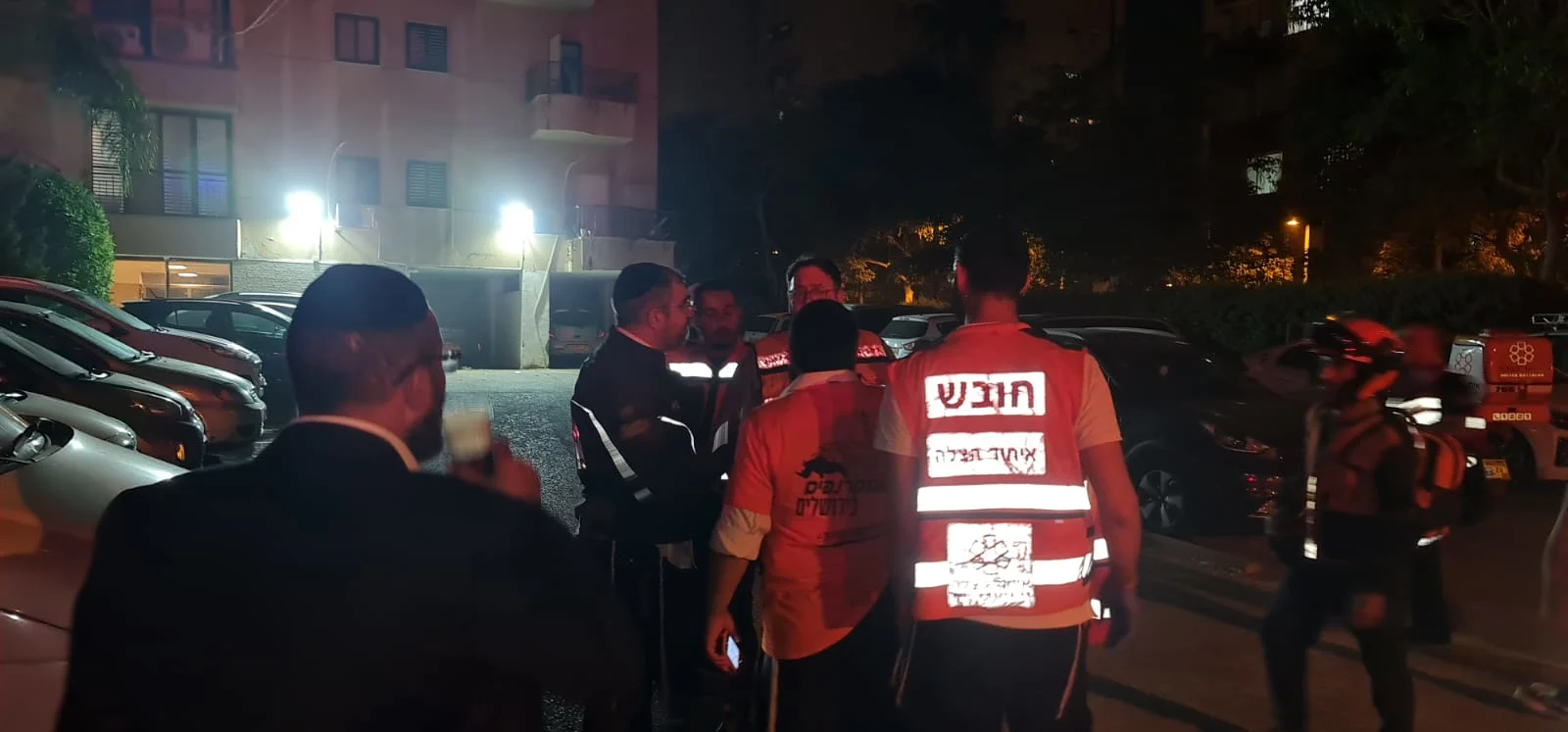 זירת השריפה ברחובות