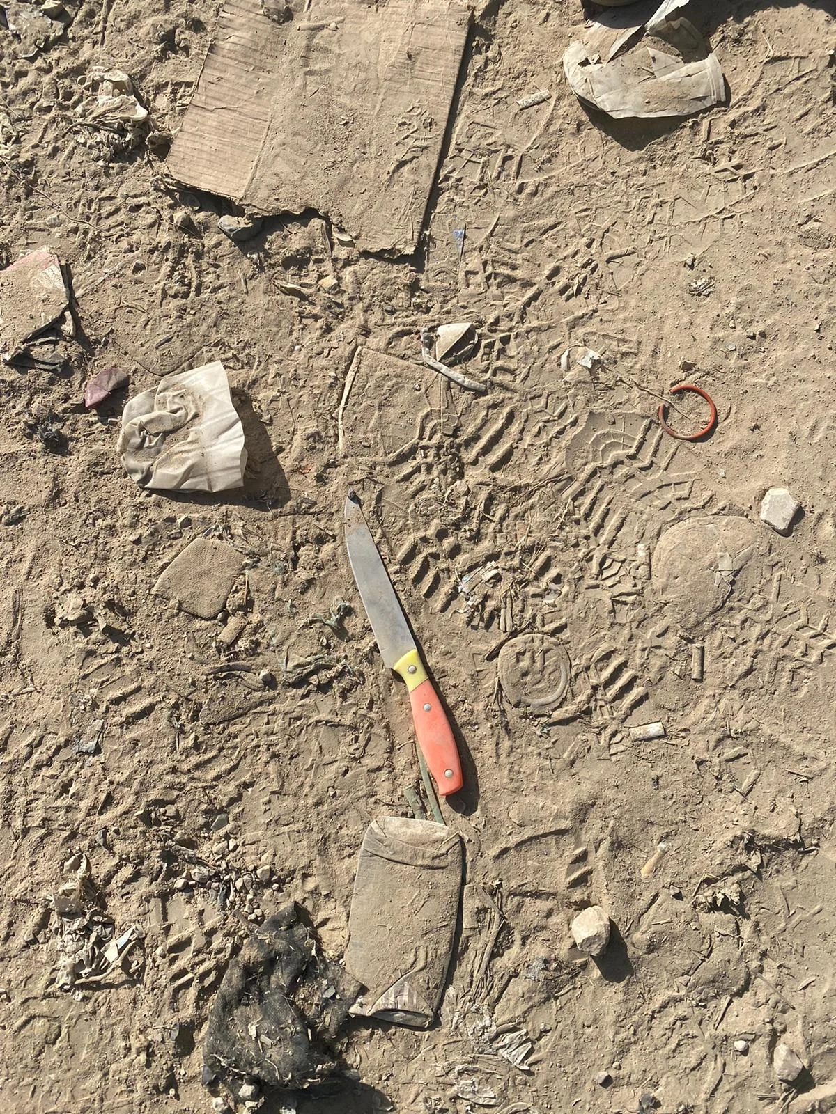 הסכין שבה השתמשה המחבלת בגוש עציון