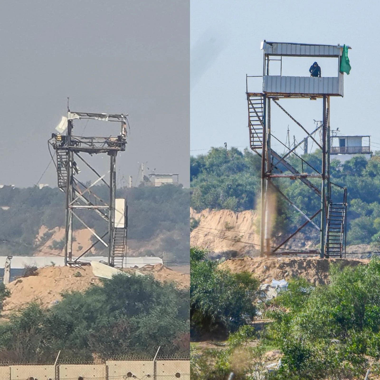 הממוצב הצבאי של חמאס שהושמד