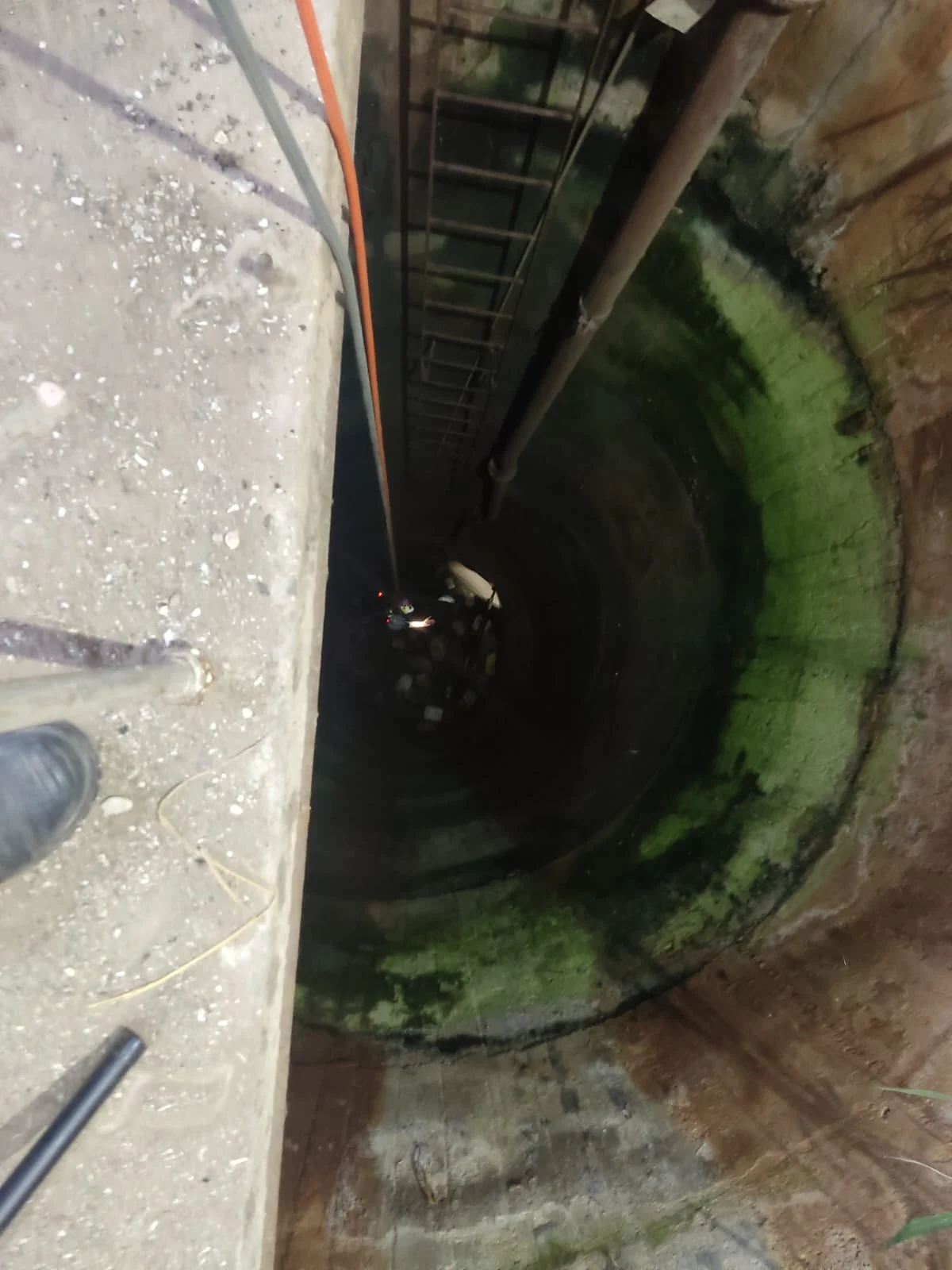 חילוץ מפיר עמוק, פרדס חנה