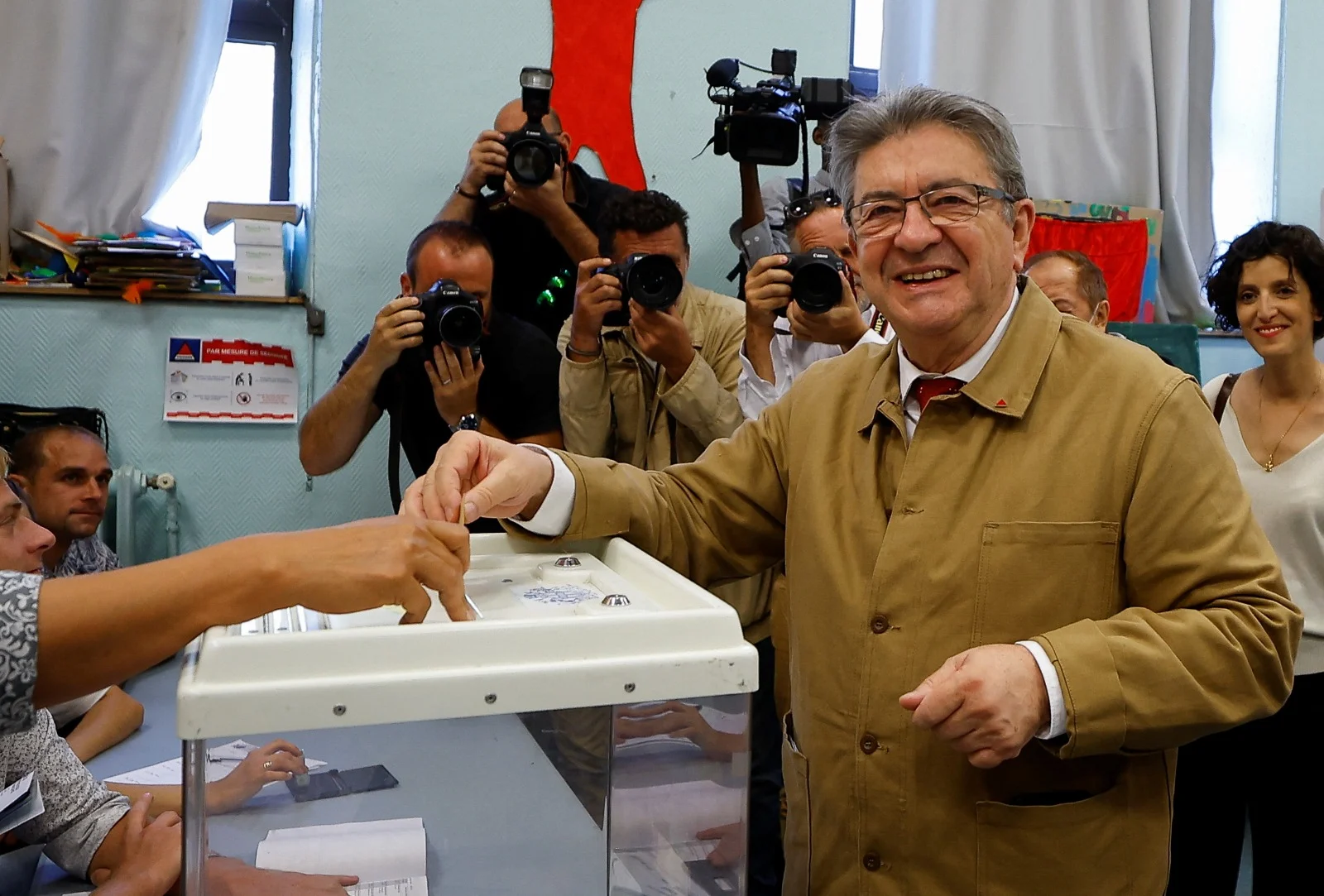 ז'אן לוק מלנשון, מנהיג קואליציית השמאל והירוקים ''NUPES'', צרפת