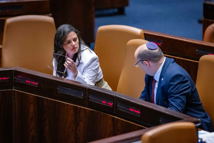 בנט ושקד בכנסת