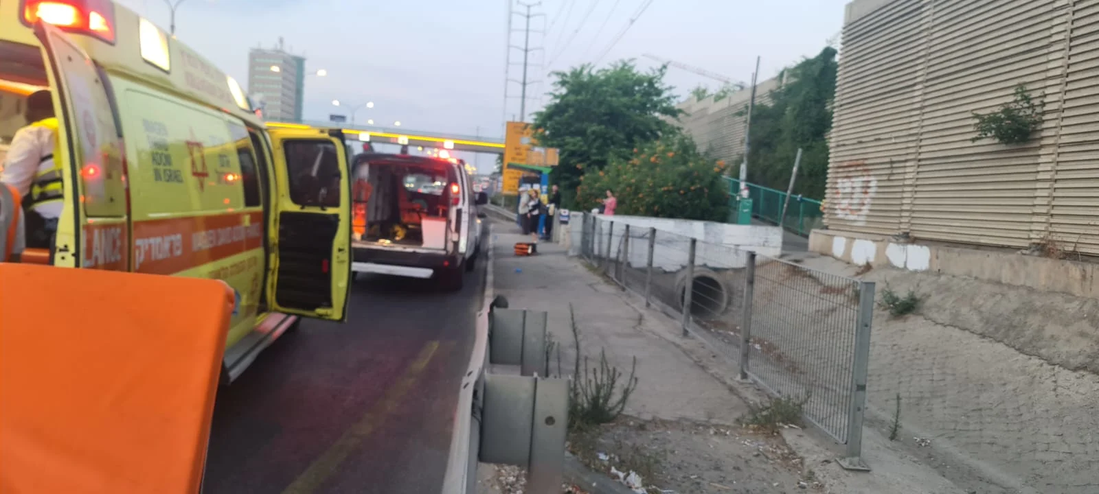 זירת הדקירה בגבעת שמואל