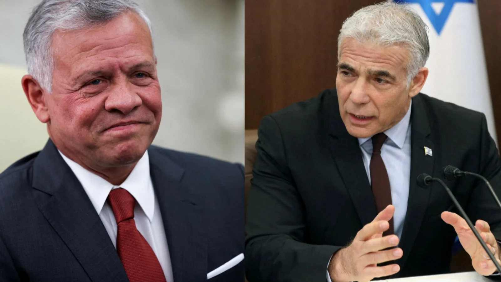 לפיד והמלך עבדאללה