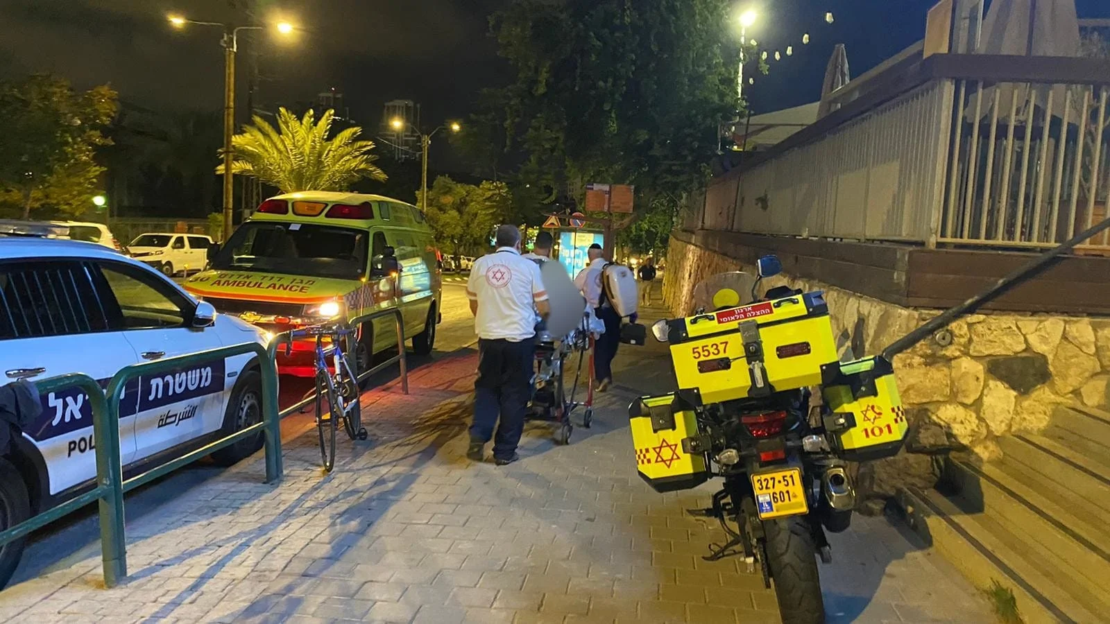 זירת הטביעה בבריכה בתל אביב