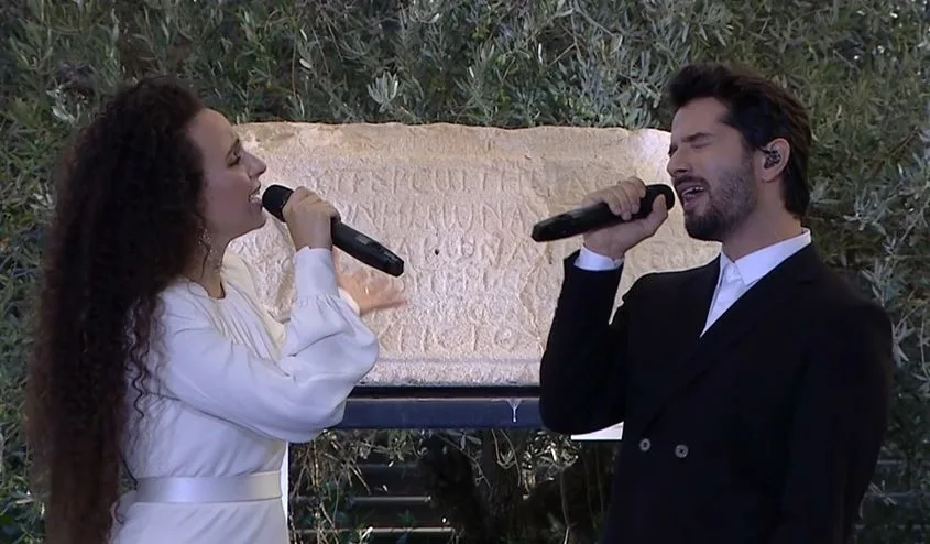 רן דנקר ויובל דיין בבית הנשיא