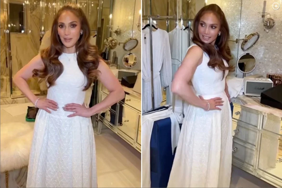 ג'ניפר לופז ובן אפלק בחתונה בווגאס