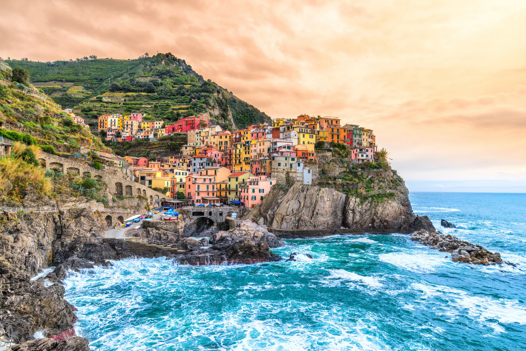 Manarola,fishing,village,,seascape,in,five,lands,,cinque,terre,national