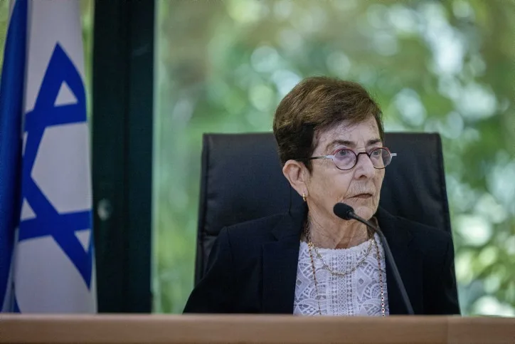 השופטת בדימוס דבורה ברלינר, העומדת בראש הוועדה לחקירת אסון מירון