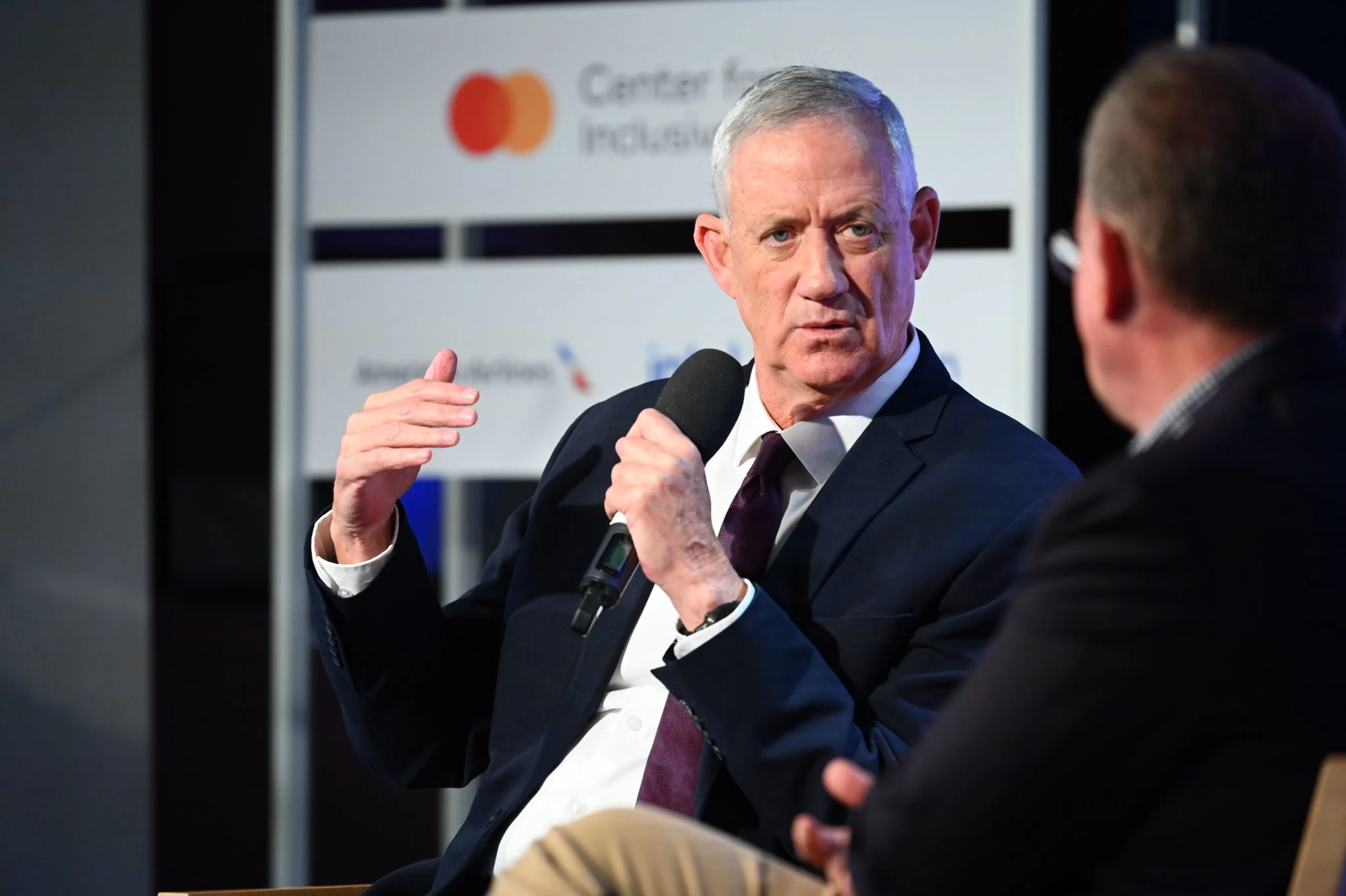 שר הביטחון בני גנץ בכנס הביטחון של מכון ASPEN