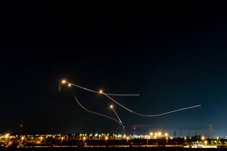 כיפת ברזל בפעולה