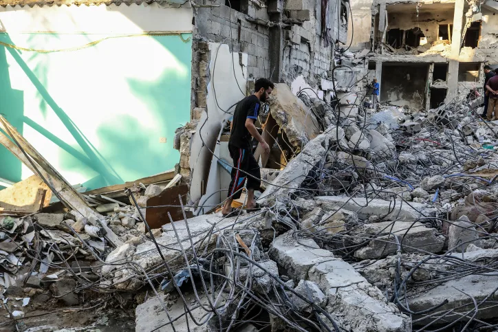 ההרס בעזה כתוצאה מתקיפות חיל האוויר